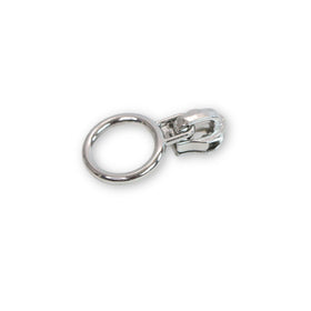 Sallie Tomato Circle Zipper Pull - Set of Four Nickel