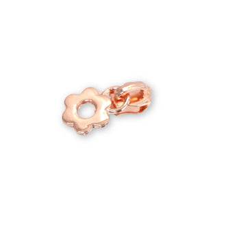 Sallie Tomato Flower Zipper Pull - Set of Four Rose Gold