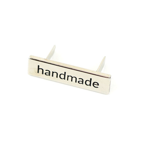 Sallie Tomato Handmade Label - Serif Nickel Primary Image