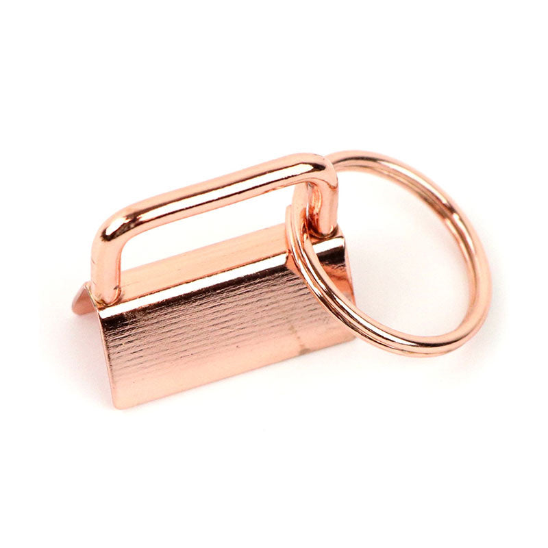 Sallie Tomato Key Fobs - Set of Two 1" Rose Gold Primary Image