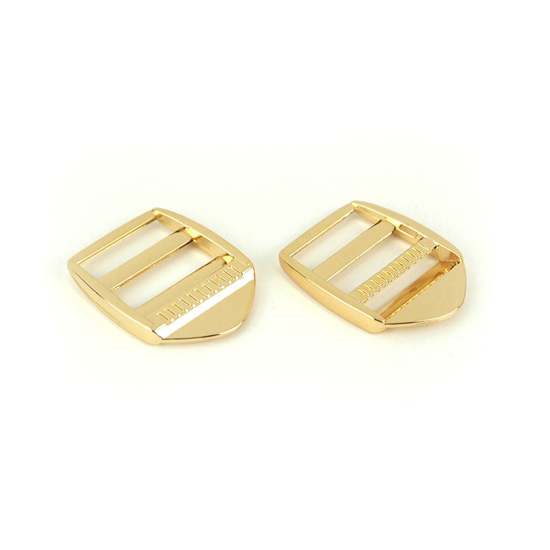 Sallie Tomato Ladder Lock Slider Buckles - 1" Gold Primary Image