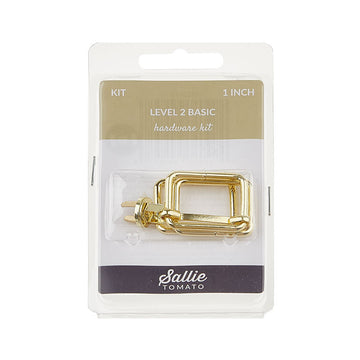 Sallie Tomato Level 2 Basic Hardware Kit - 1" Gold