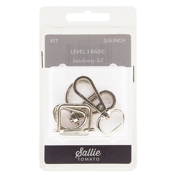 Sallie Tomato Level 3 Basic Hardware Kit - 3/4" Nickel