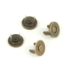 Sallie Tomato Magnetic Snaps - Set of Two 1/2" Antique