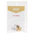 Sallie Tomato Magnetic Snaps - Set of Two 1/2" Gold
