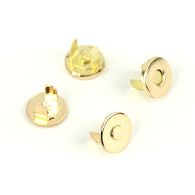 Sallie Tomato Magnetic Snaps - Set of Two 1/2" Gold
