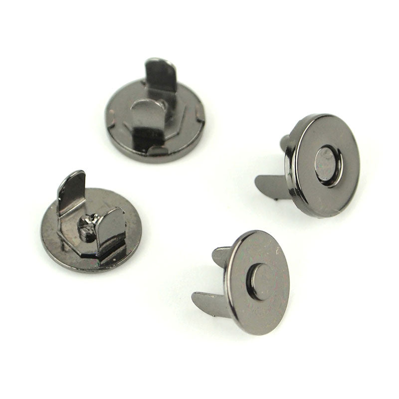 Sallie Tomato Magnetic Snaps - Set of Two 1/2" Gunmetal Primary Image