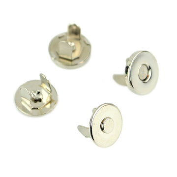 Sallie Tomato Magnetic Snaps - Set of Two 1/2" Nickel Primary Image