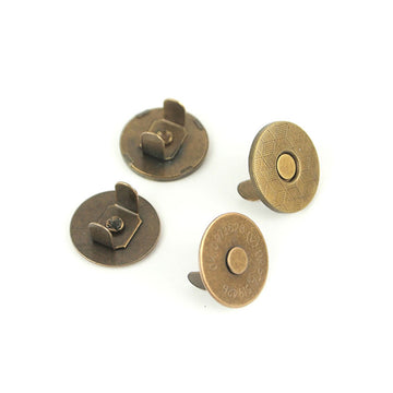 Sallie Tomato Magnetic Snaps - Set of Two 3/4" Antique