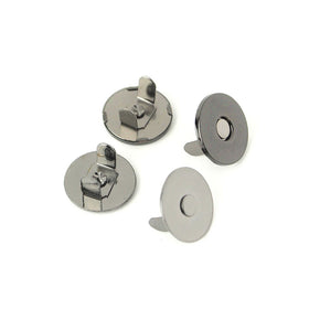 Sallie Tomato Magnetic Snaps - Set of Two 3/4" Gunmetal