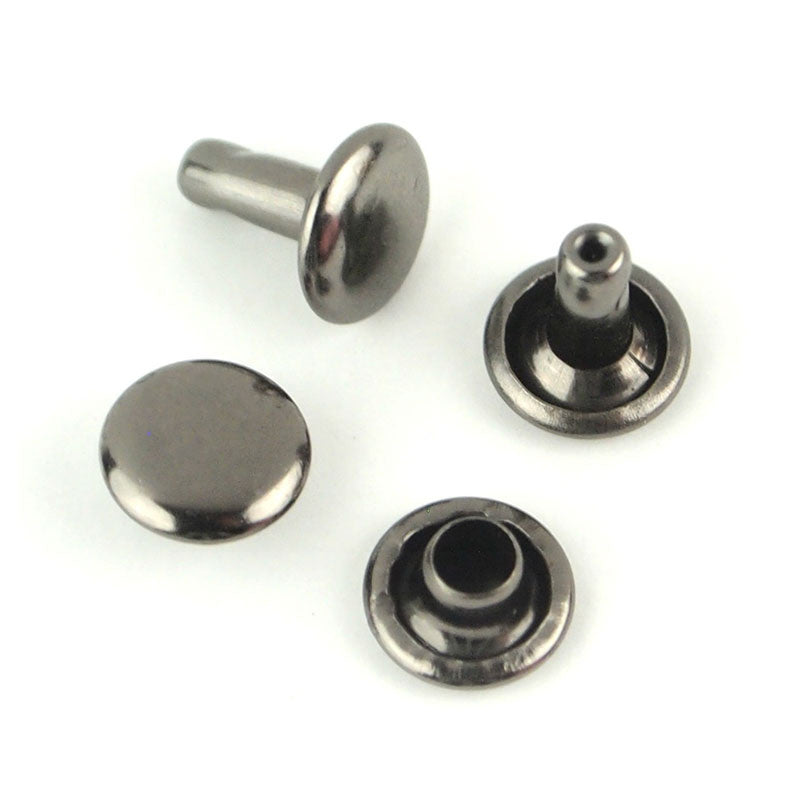 Sallie Tomato Medium Rivets - Set of 24 8mm Gunmetal Primary Image
