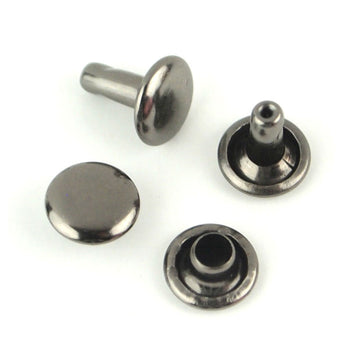 Sallie Tomato Medium Rivets - Set of 24 8mm Gunmetal Primary Image