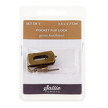 Sallie Tomato Pocket Flip Lock - Antique