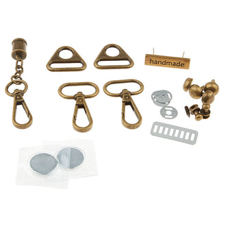 Sallie Tomato Sampler Box of Hardware - Antique