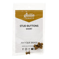 Sallie Tomato Short Stud Buttons - Set of Four Antique