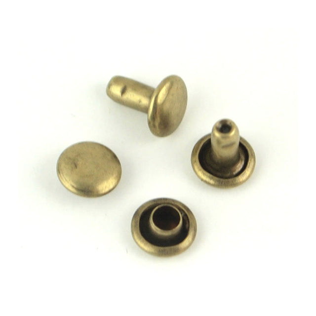 Sallie Tomato Small Rivets - Set of 24 6mm Antique