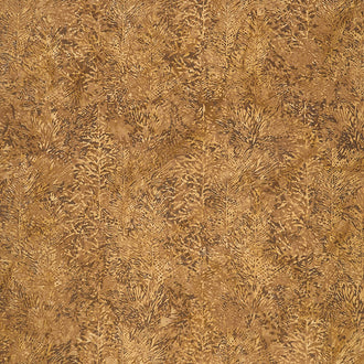 Sand Dune Batiks - Tree Texture Mixed Brown Yardage