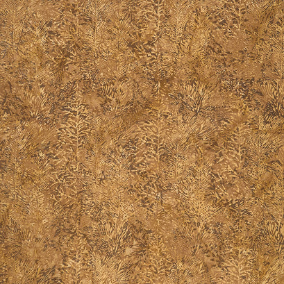 Sand Dune Batiks - Tree Texture Mixed Brown Yardage