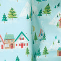 Santa Express - Scenic Teal Metallic Yardage