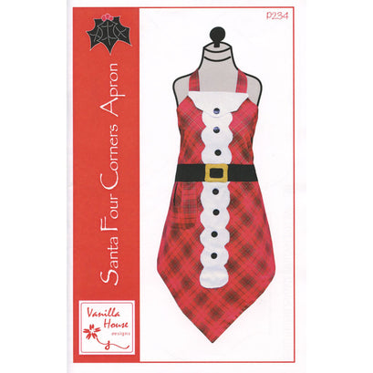 Santa Four Corners Apron Pattern