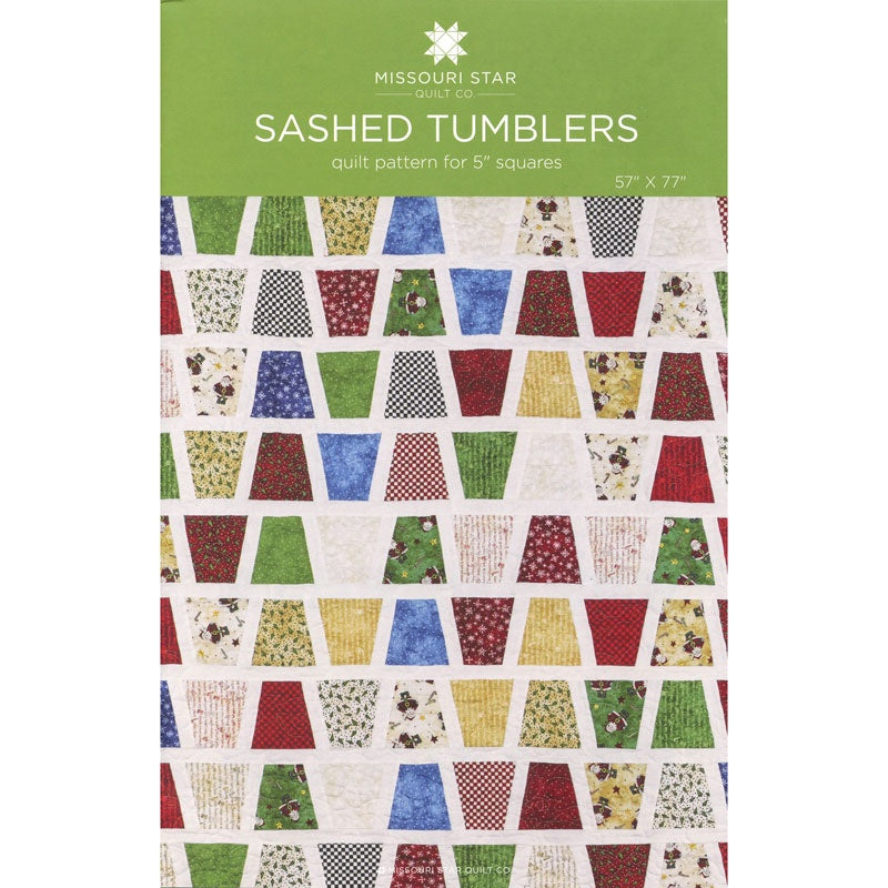 Sashed Tumblers Quilt Pattern by
