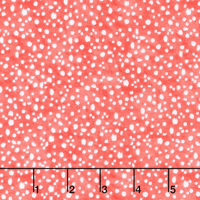 Savor the Gnoment - Mushroom Dots Red Yardage