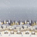 Scandi 2021 - Double Border Silver Metallic Yardage