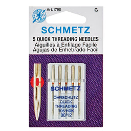Schmetz Quick Threading (Handicap) Needles 80/12 5 pk