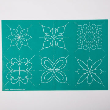Score of Four Quilting Stencil