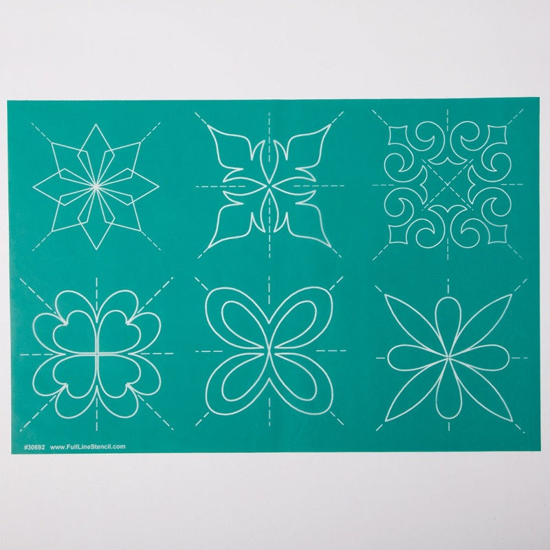 Score of Four Quilting Stencil
