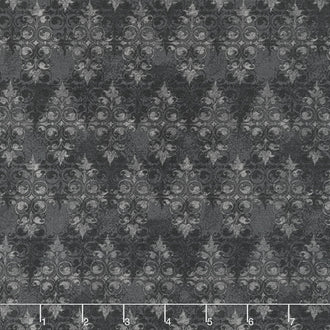 Season of Heart - Filigree Black Yardage