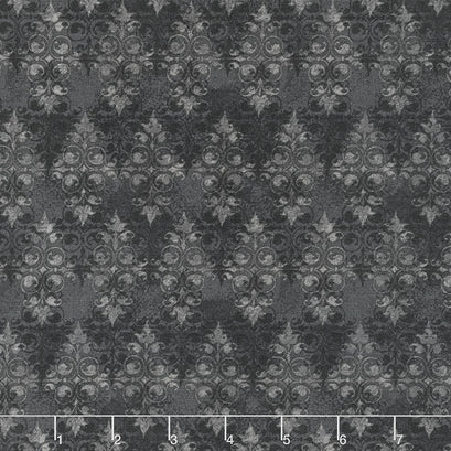 Season of Heart - Filigree Black Yardage