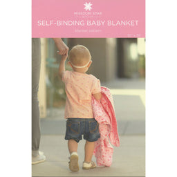 Self Binding Baby Blanket Pattern Primary Image