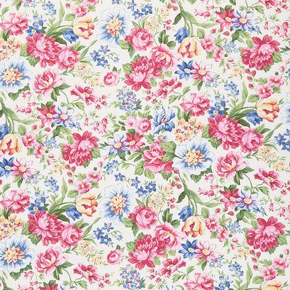 Serene - Flowers Vintage White Yardage