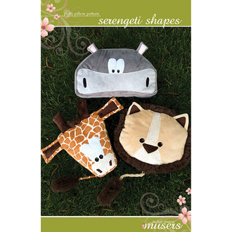 Serengeti Shapes Puffy Pillow Pattern