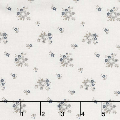 Serenity - Delicate Bouquet Cream Yardage