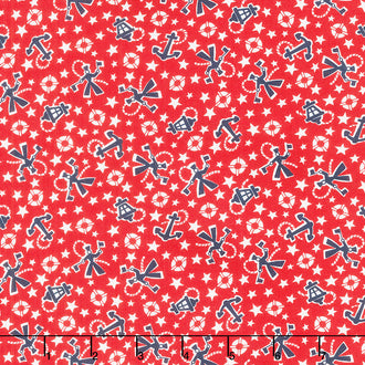 Set Sail America - Sailor Red Yardage