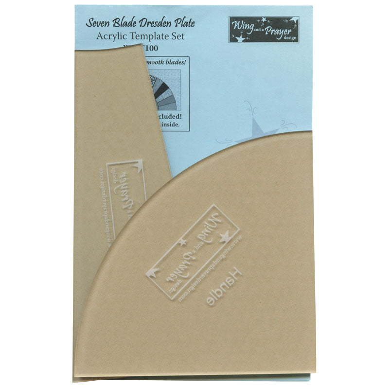 Seven Blade Dresden Plate Template Set