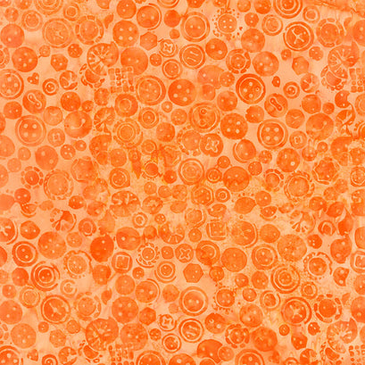 Sew Fine Batiks - Buttons Pumpkin Yardage