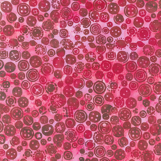 Sew Fine Batiks - Buttons Punch Yardage