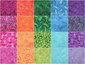 Sew Fine Batiks Fat Quarter Bundle