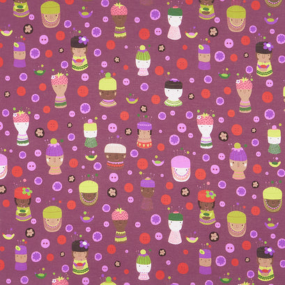 Sew Good - Pincushions Eggplant Yardage