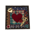Sew Happy Heart Block Quilter's Pin Primary Image
