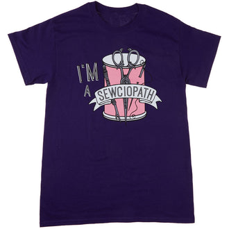 Sewciopath Purple T-Shirt - Medium