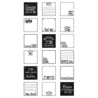 Sewing Is My Happy Place - Label White Panel
