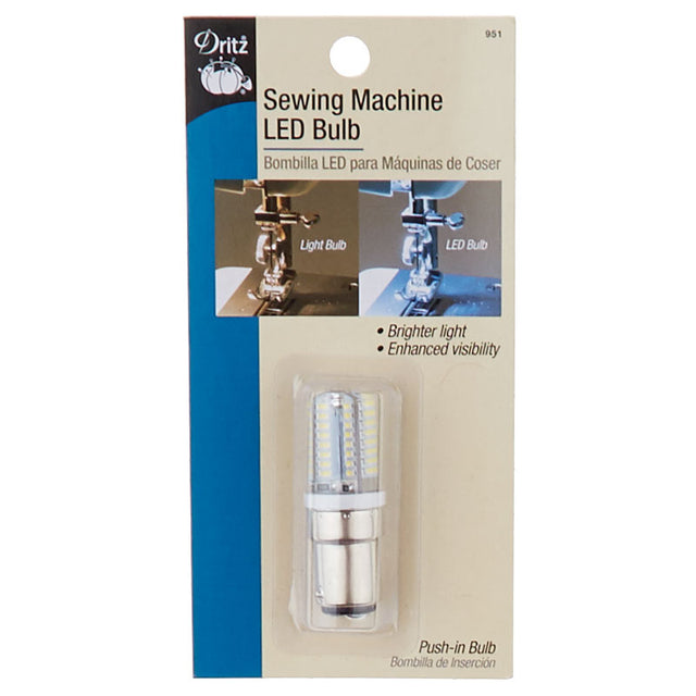 Dritz Sewing Machine LED Light Bulb with Push-In Base