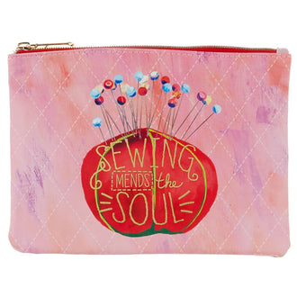 Sewing Mends the Soul Glam Bag