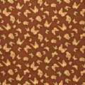 Shades of the Season 12 - Butterflies Brown Metallic Yardage