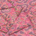 Shimmer Wild Thing - Leopard Merlot Metallic Yardage