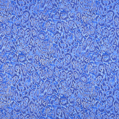 Shimmer Wild Thing - Leopard Purple Blue Metallic Yardage